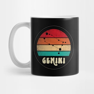 Gemini Retro Sunset Mug